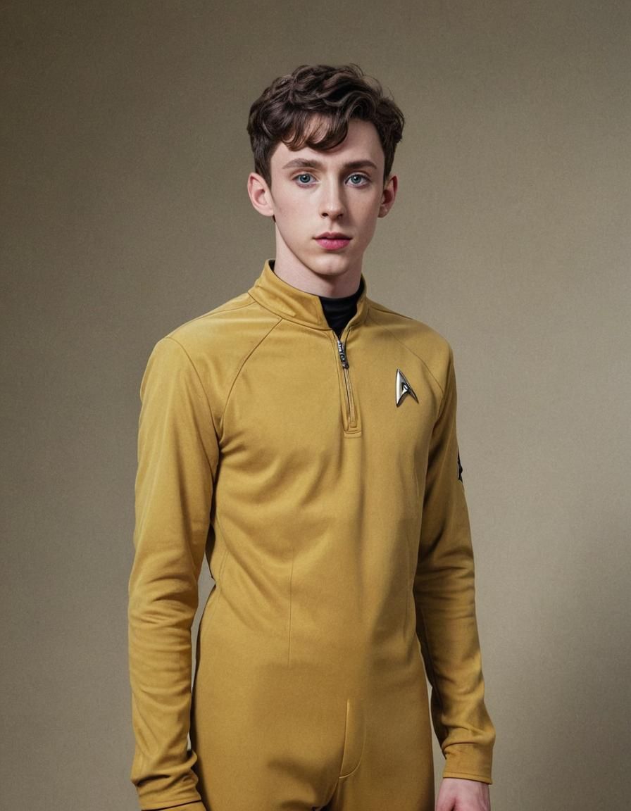 Troye Sivan as a Starfleet Cadet