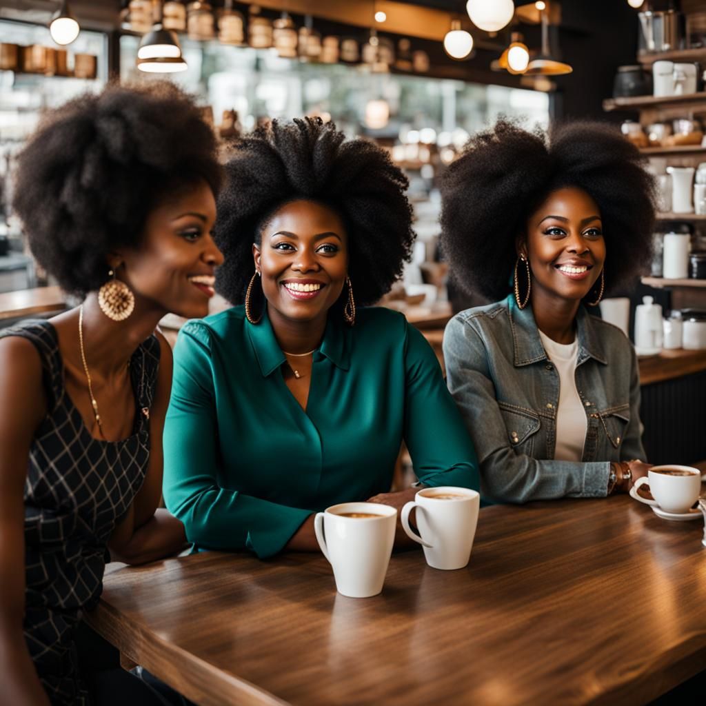 Black Women at a Coffee Shop