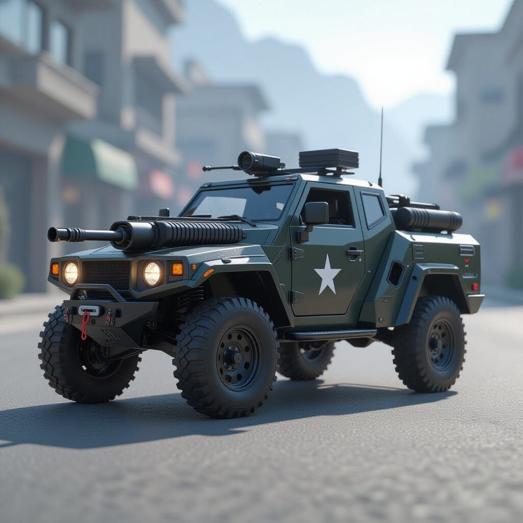 Epic 3D Assault Carbine with Dynamic Lighting