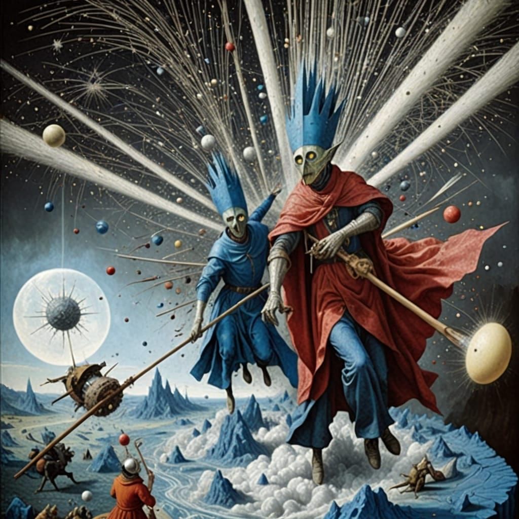 "Rats! There goes our powder magazine"