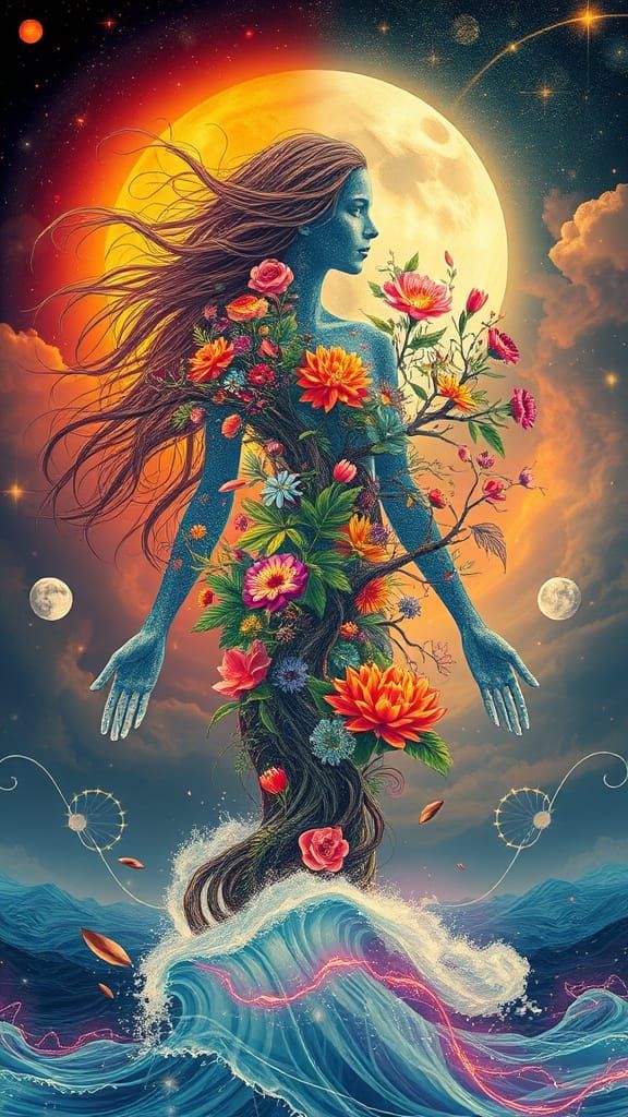 Earth Goddess Embodied in Whirling Duality