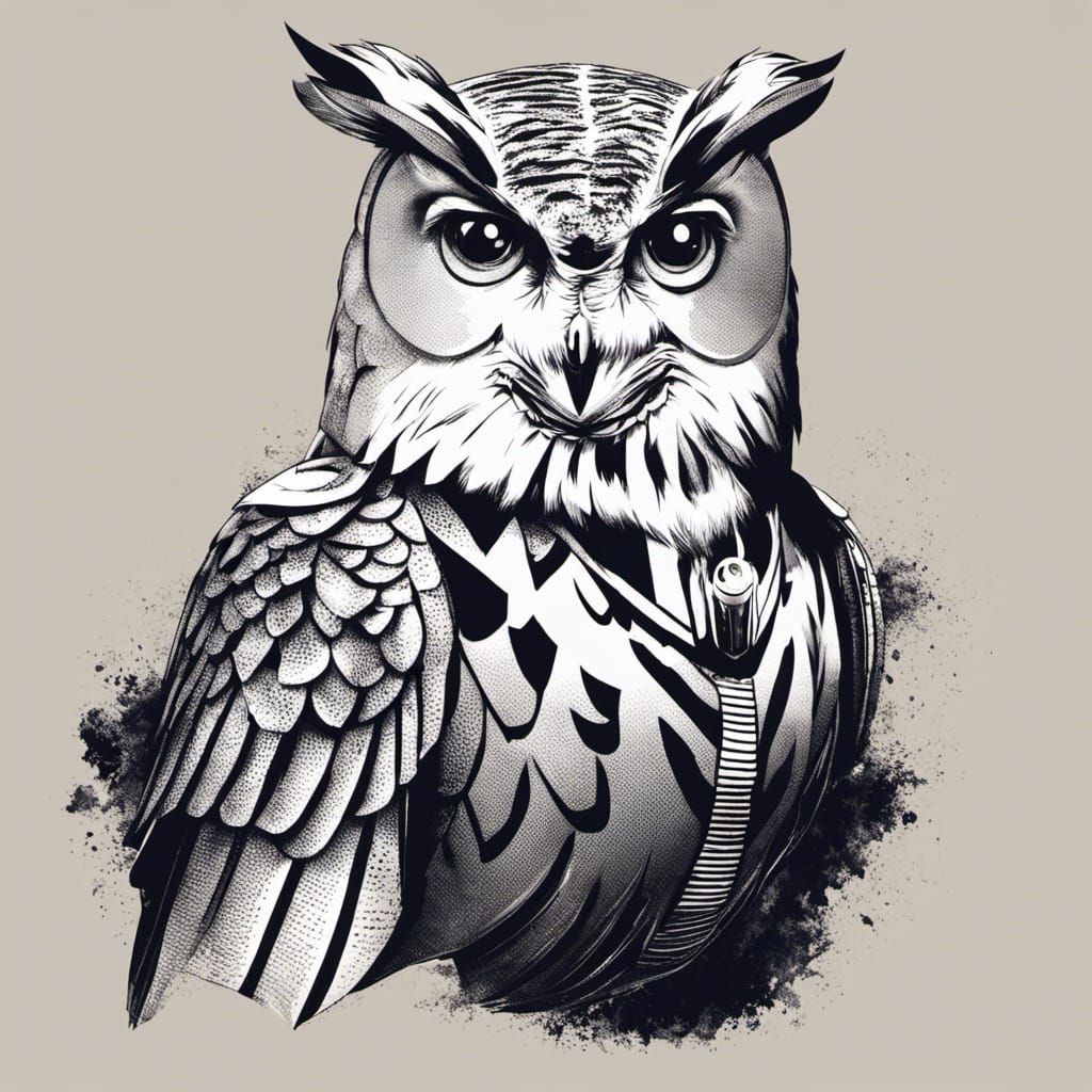 Doctor Who as an Owl Character Design