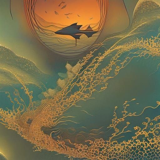 Alien Ocean Life: Fantastic Creatures in a Vibrant Underwate...