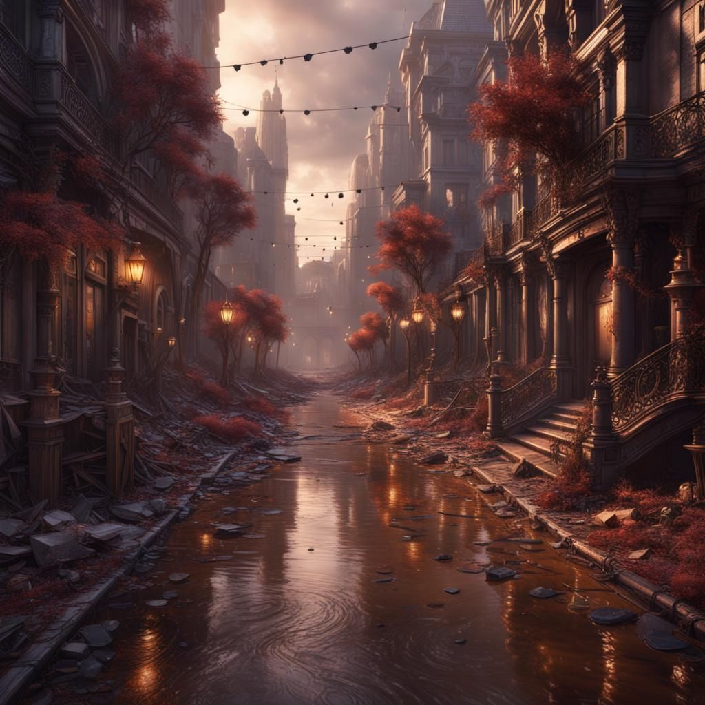 Fantastical Dreamscape in Deep Color