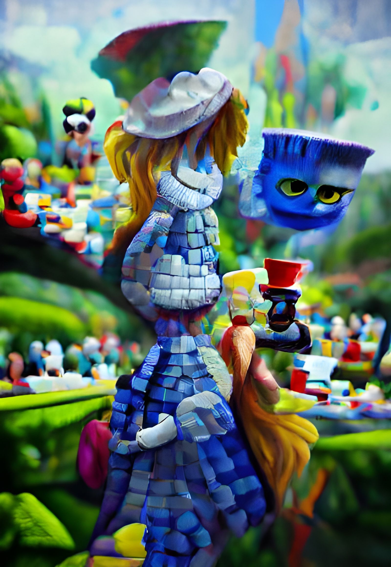 Alice in Wonderland: Pixar Claymation Legoland Toons