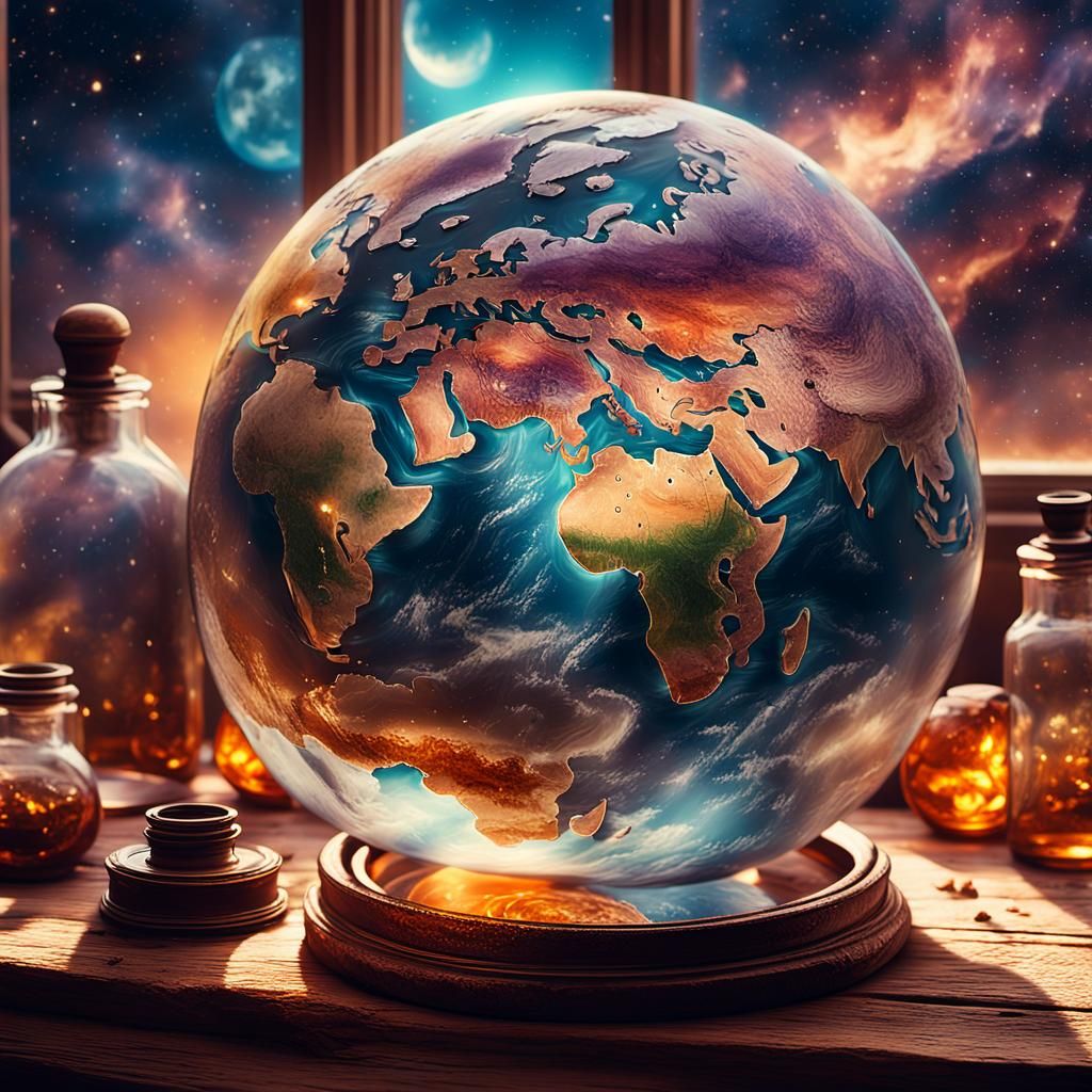 Earth in a Bottle: Digital Matte Painting