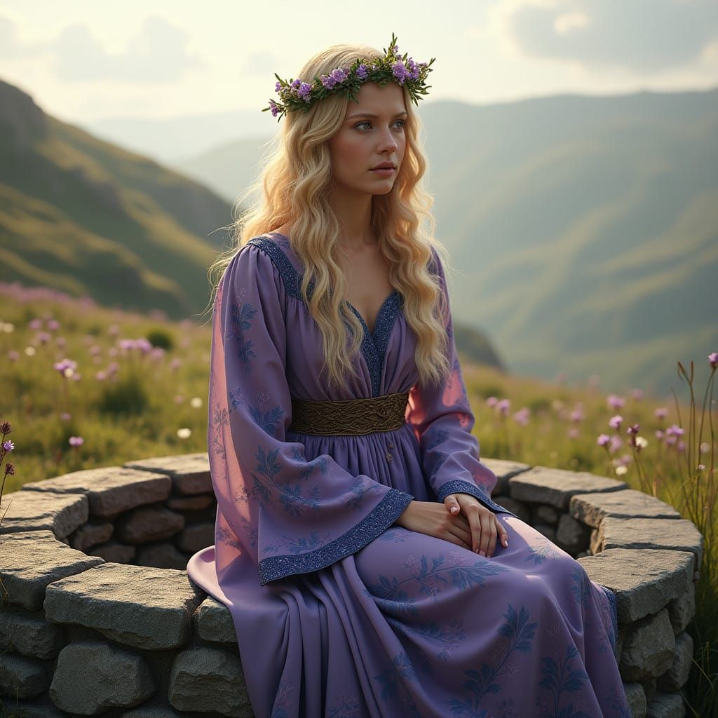Enigmatic Goddess of Wells and Hillsides in Celtic-Inspired....