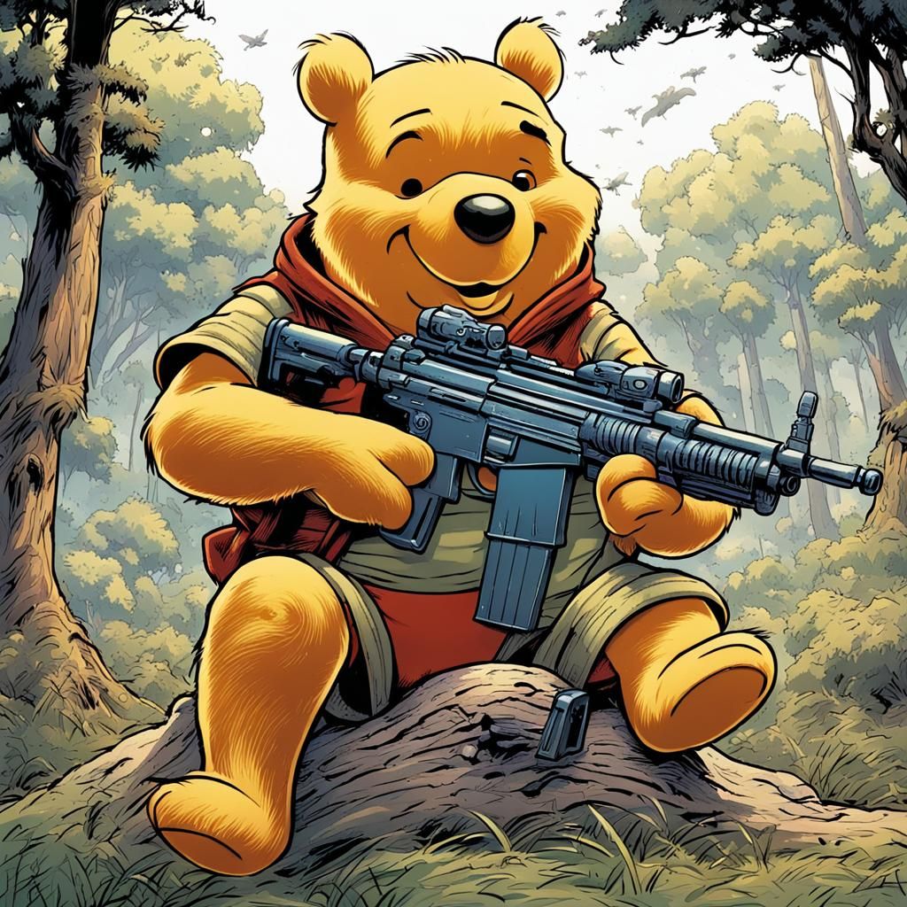 Winnie the Pooh Defends Hundred Acre Wood in Disney Style