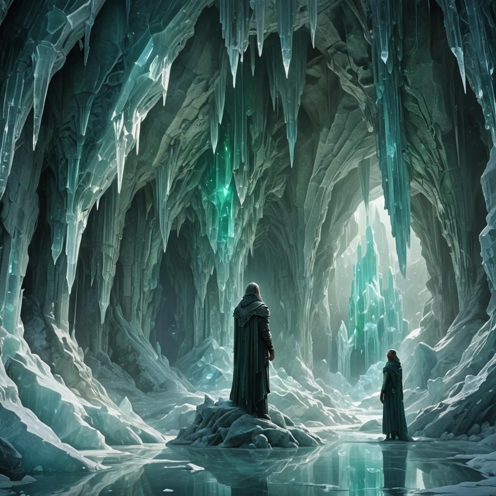 Cryagon Sheds Icy Tears in Crystalline Cavern