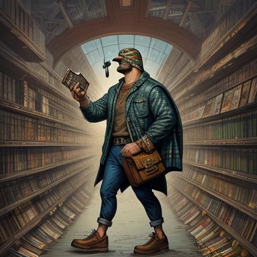 Birds in Clothes: Comic Book Art Style