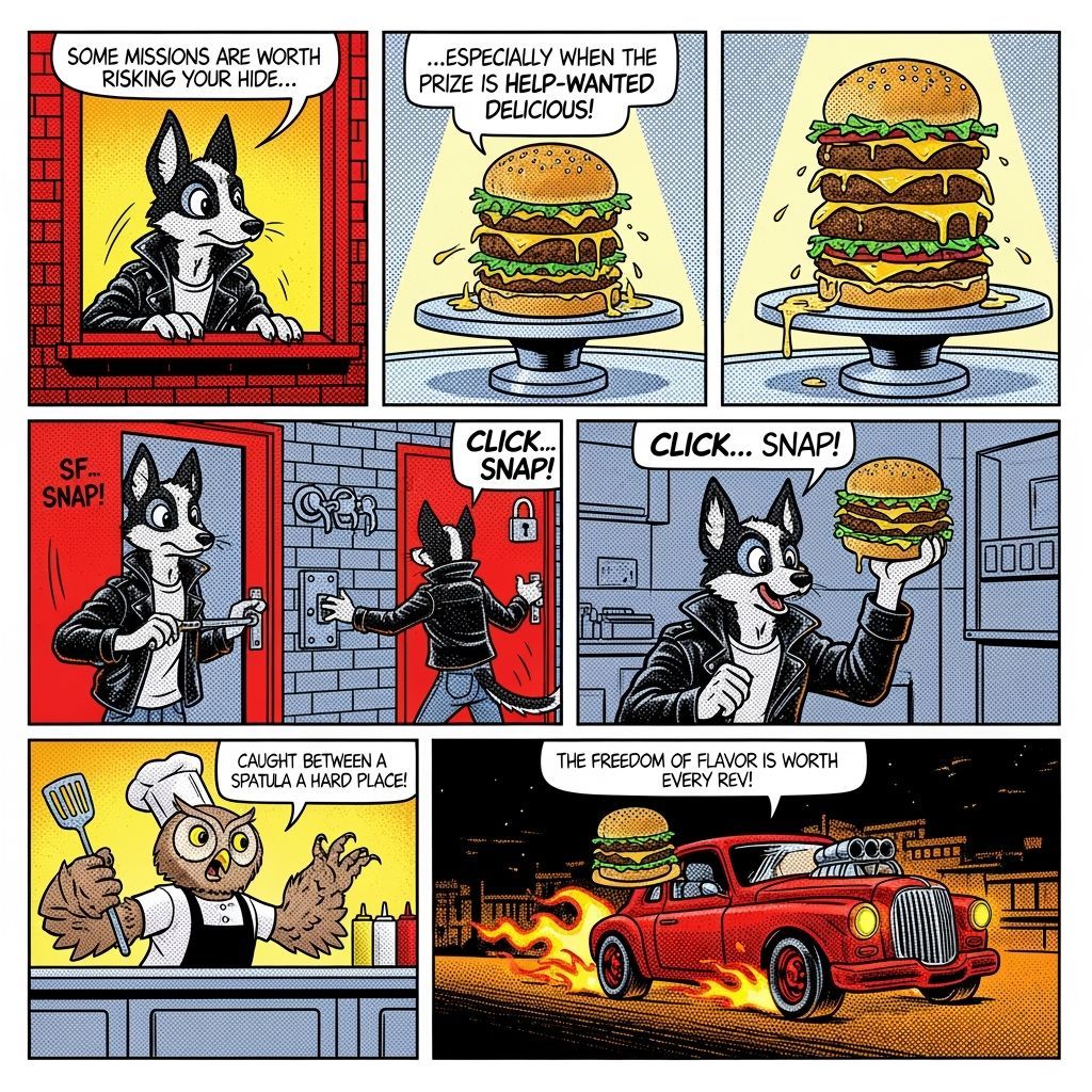 The Hamburger Heist at Grease Lightning Diner