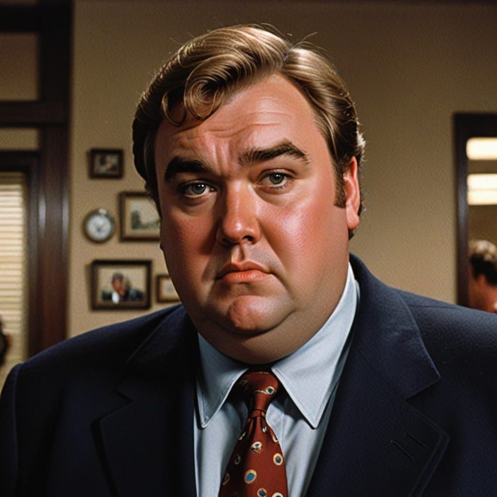 John Candy in Hitchcock Style