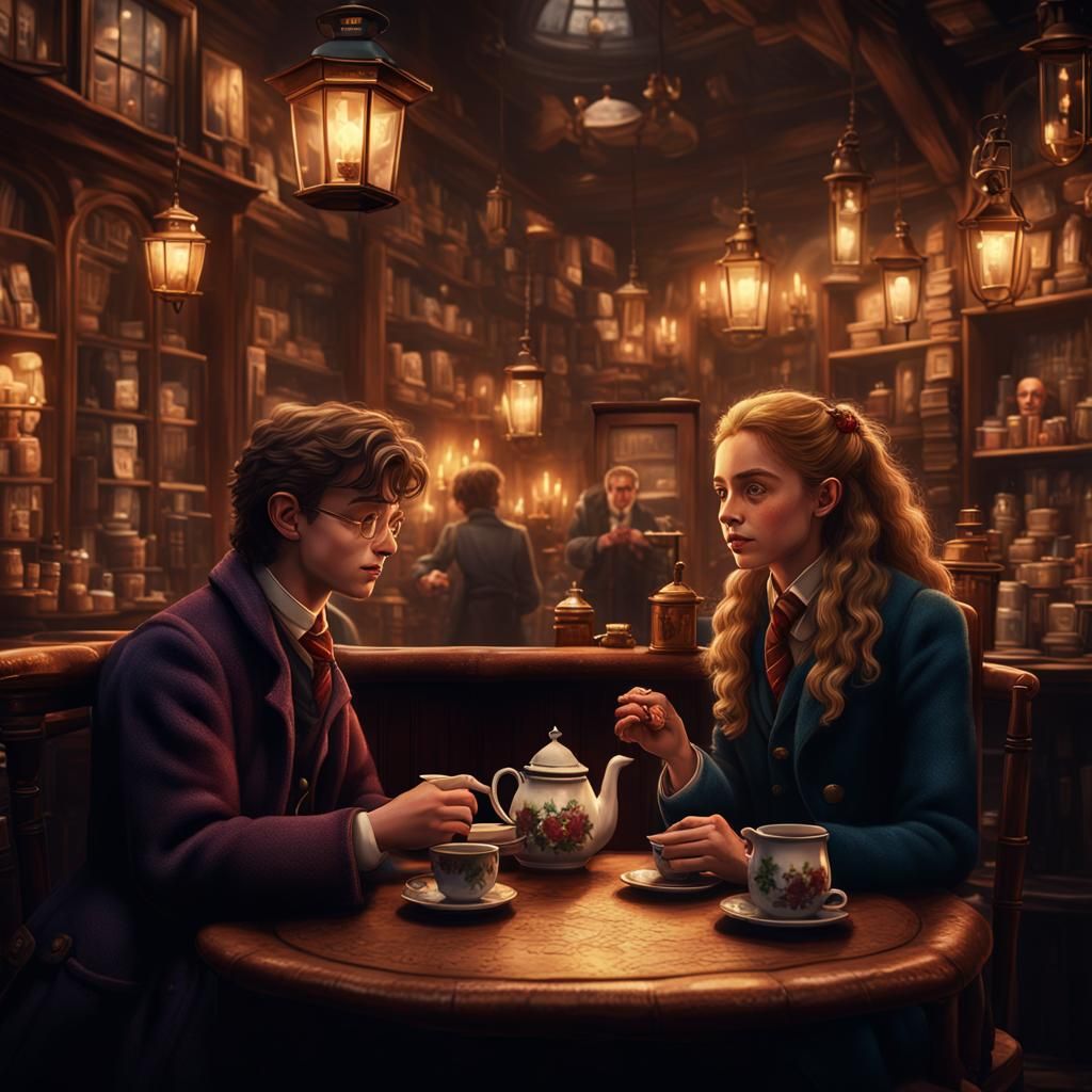 Harry Potter and Hermione on a Date