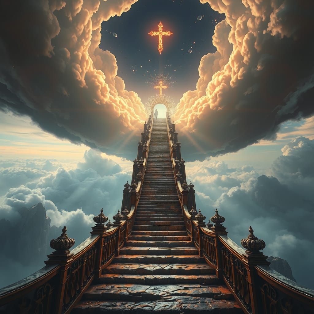 Epic Cinematic Stairway to Heaven Scene
