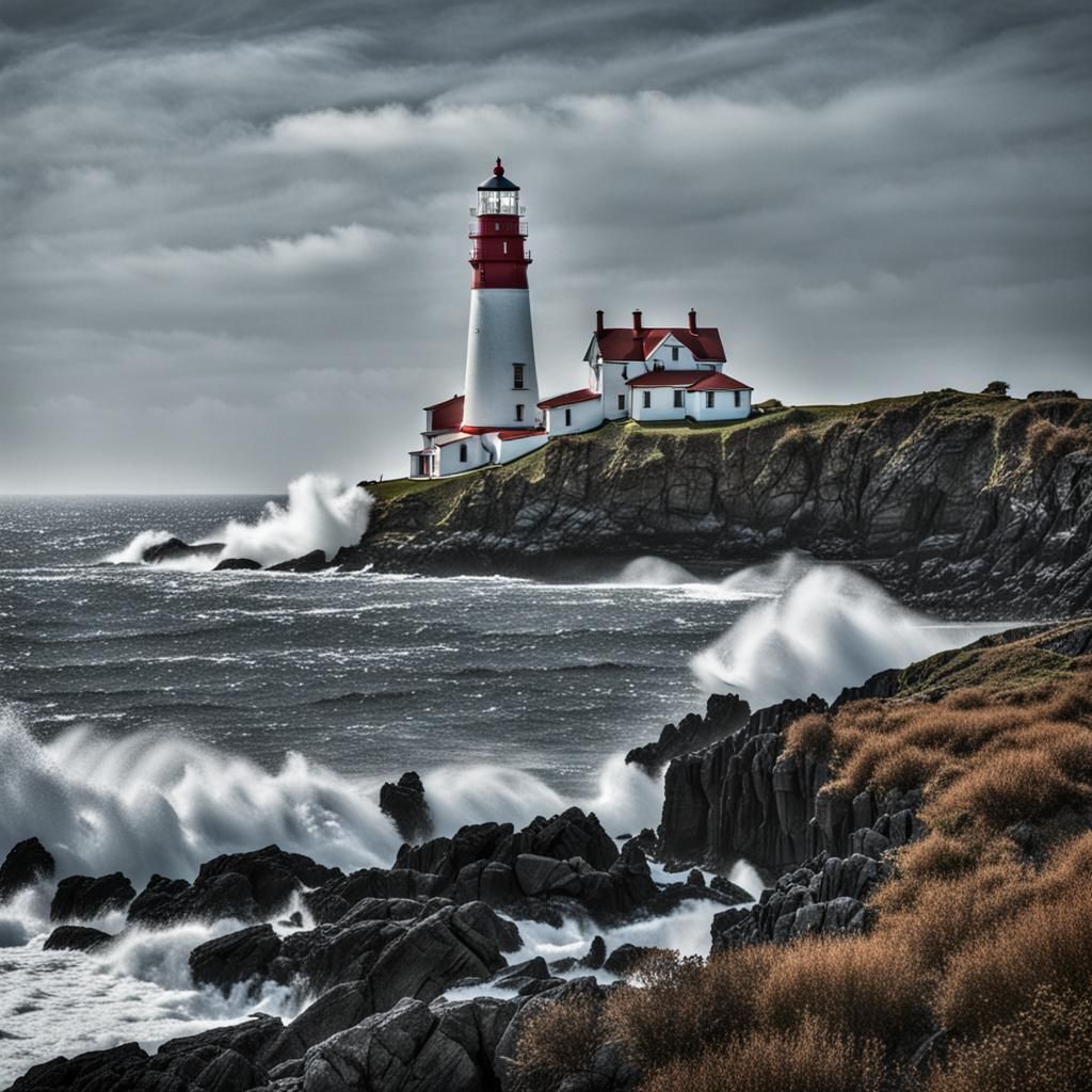 Coastal Lighthouse Beacon