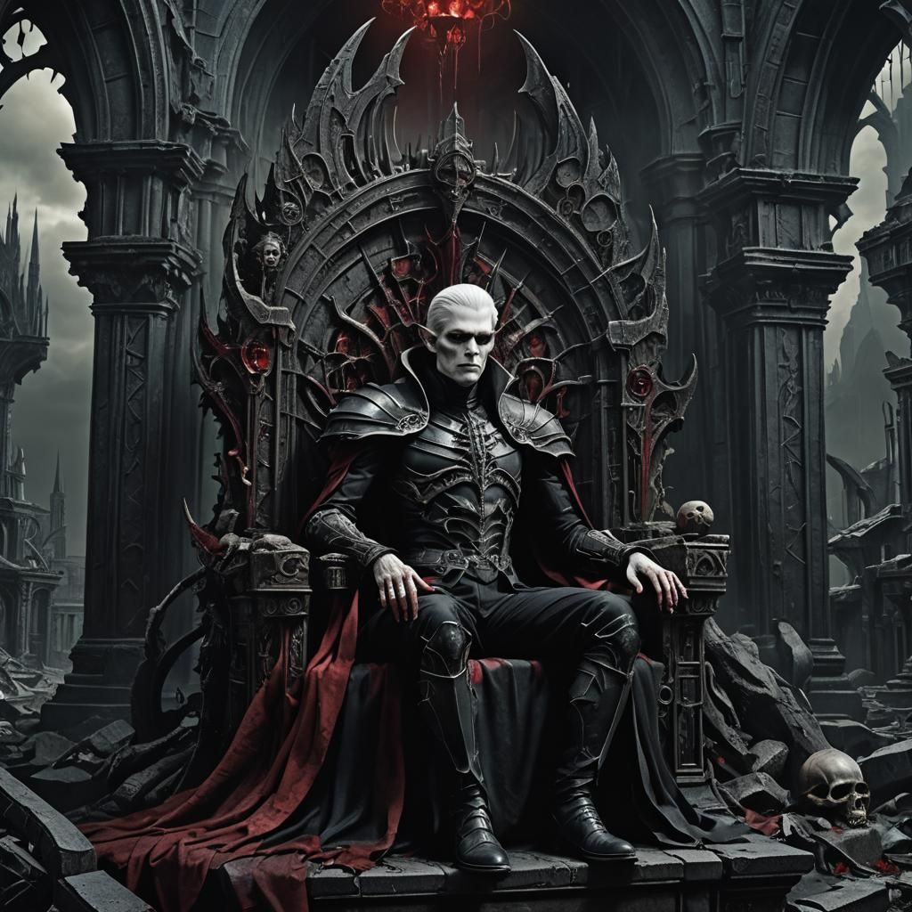 Vampire King on Throne of Ruins