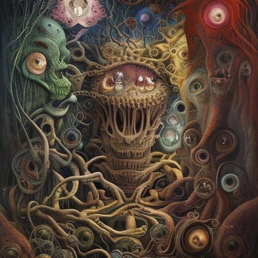 Hauntingly Beautiful Dreamscape by Max Masnyy