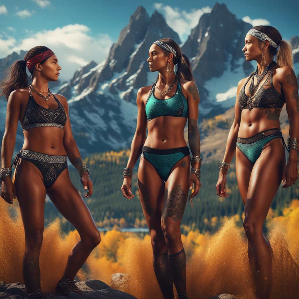 Bikini Models in Colorado: Fantasy Concept Art