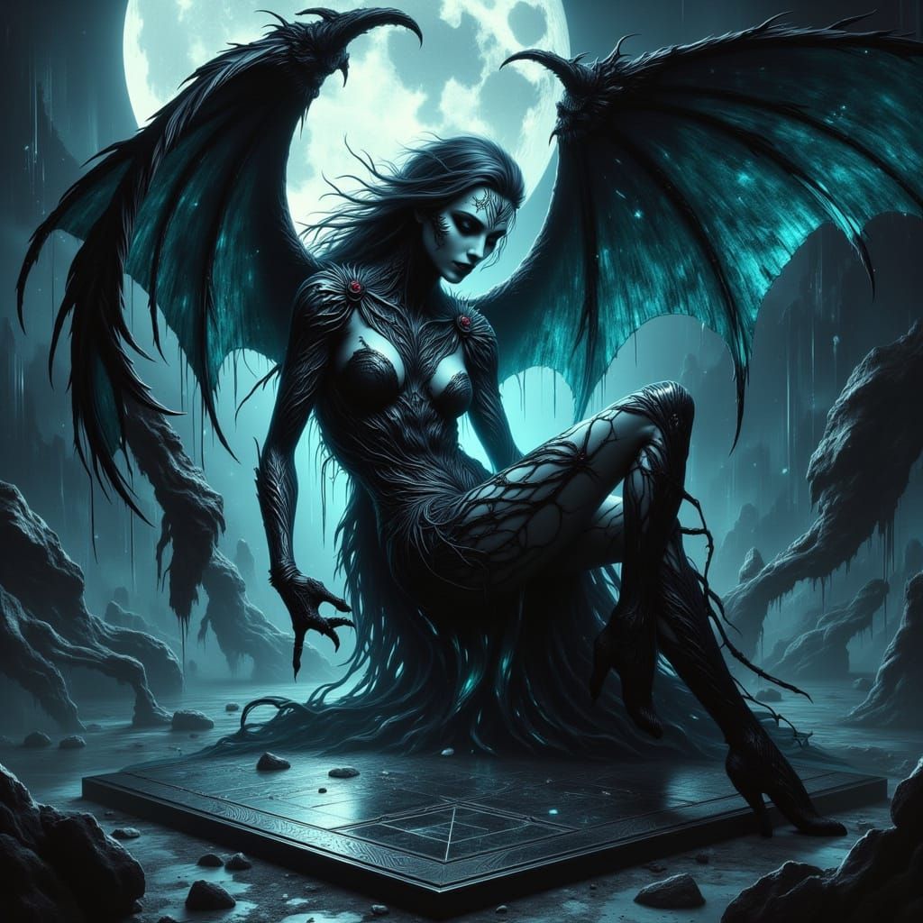 Ethereal Vampires Blending Angelic and Dark Features