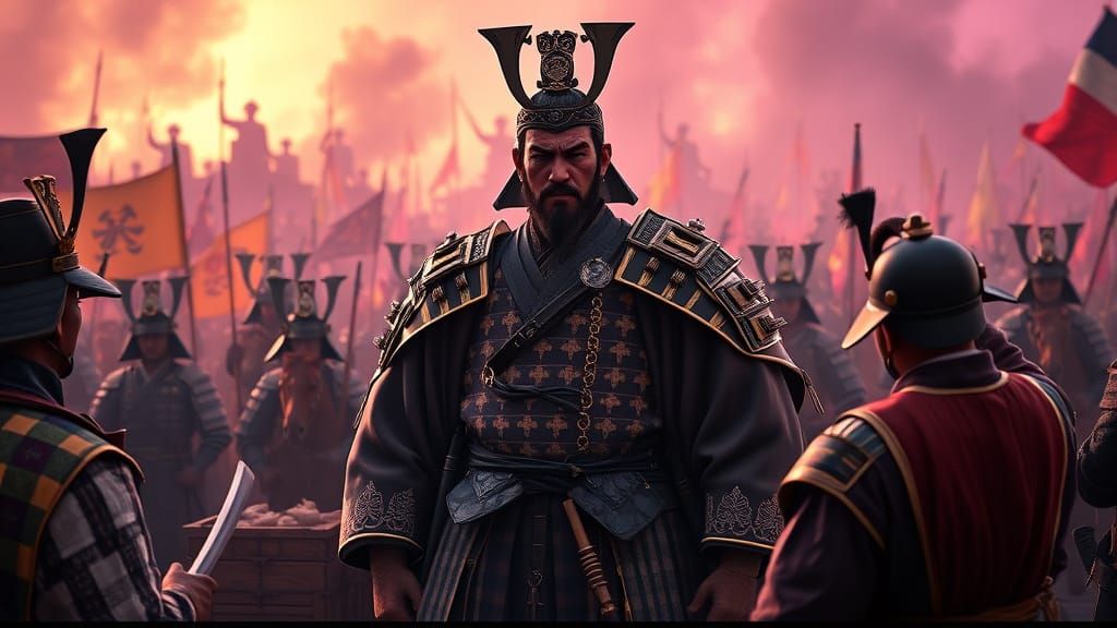 A captivating cinematic scene captures the essence of Tokuga...