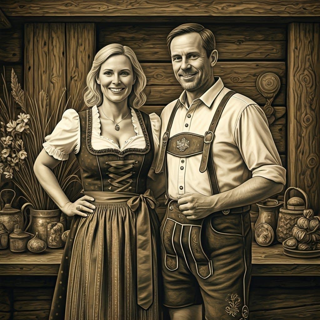 a German couple.