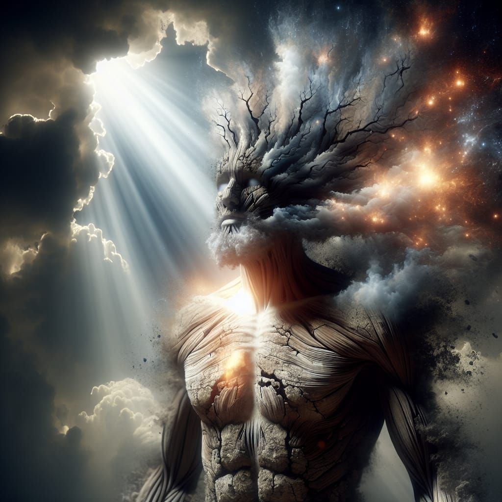 Terrifying Hyperrealistic Hybrid Melding With Nature