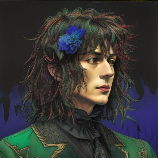 Surreal Cubist Composition in Expressionist Style