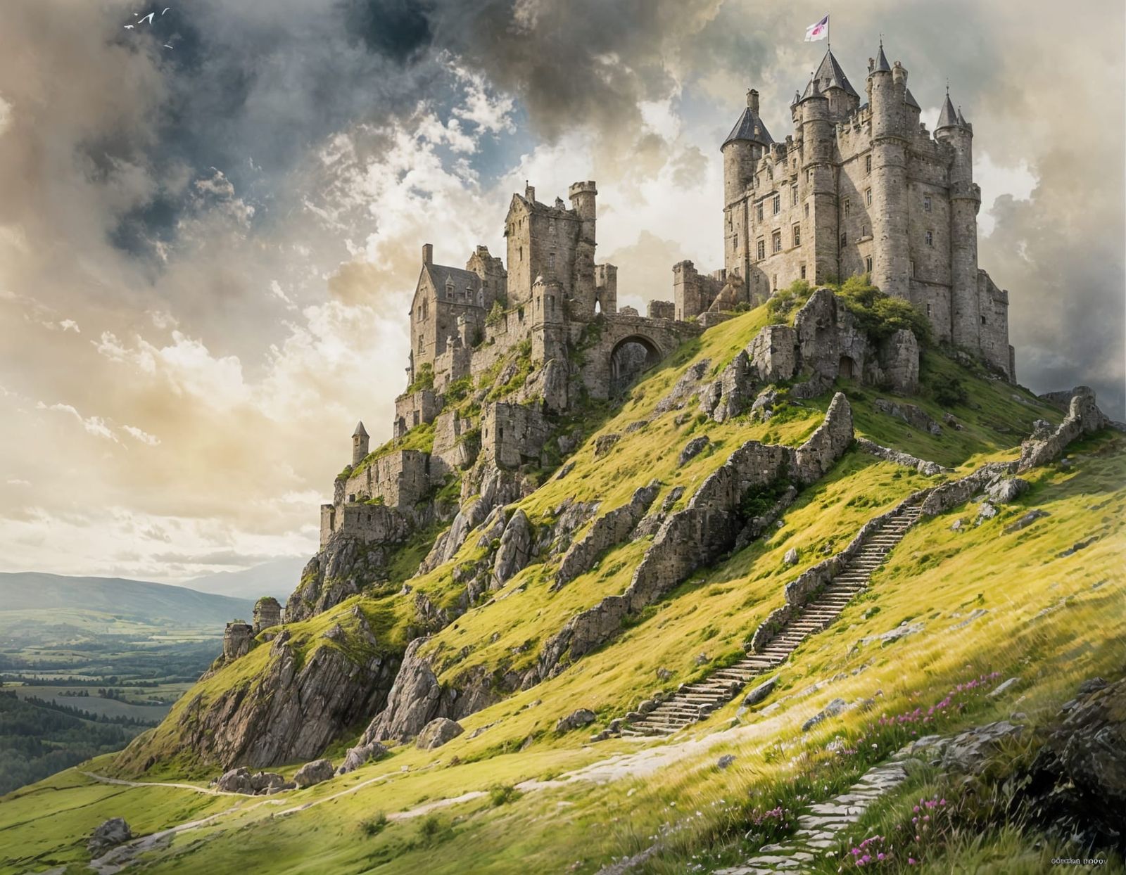 Fantasy Scottish Castle