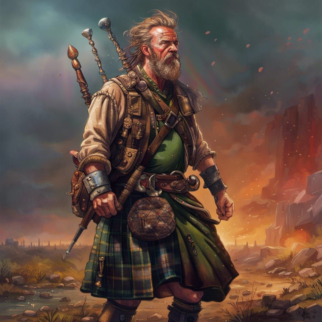 Scottish Highlander going Home