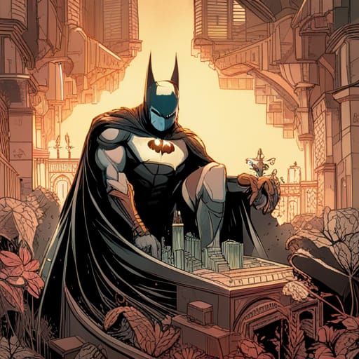 Batman in Luminous Colors: Digital Concept Art