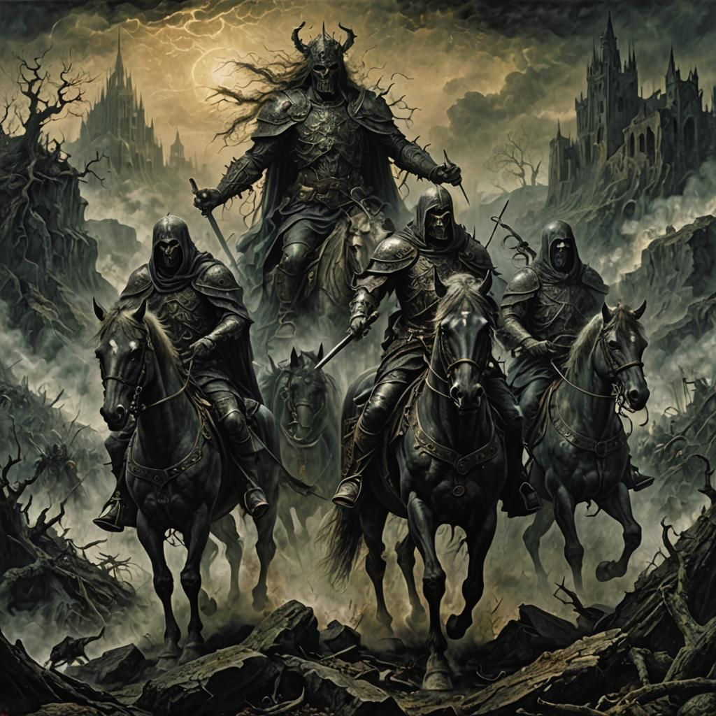 Thanatos, Limos, Ares, Zelus