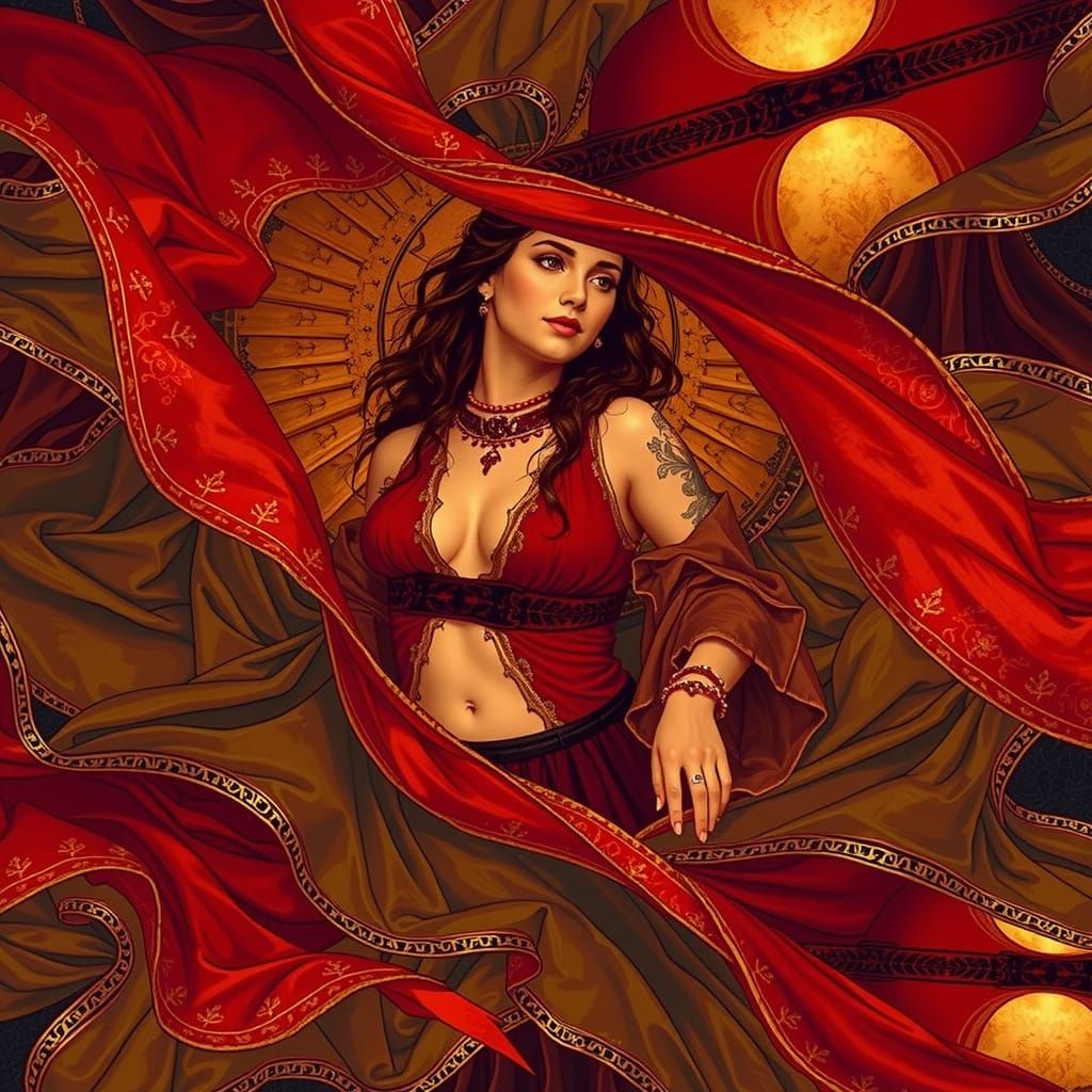 Divine Femininity in Celestial Majesty