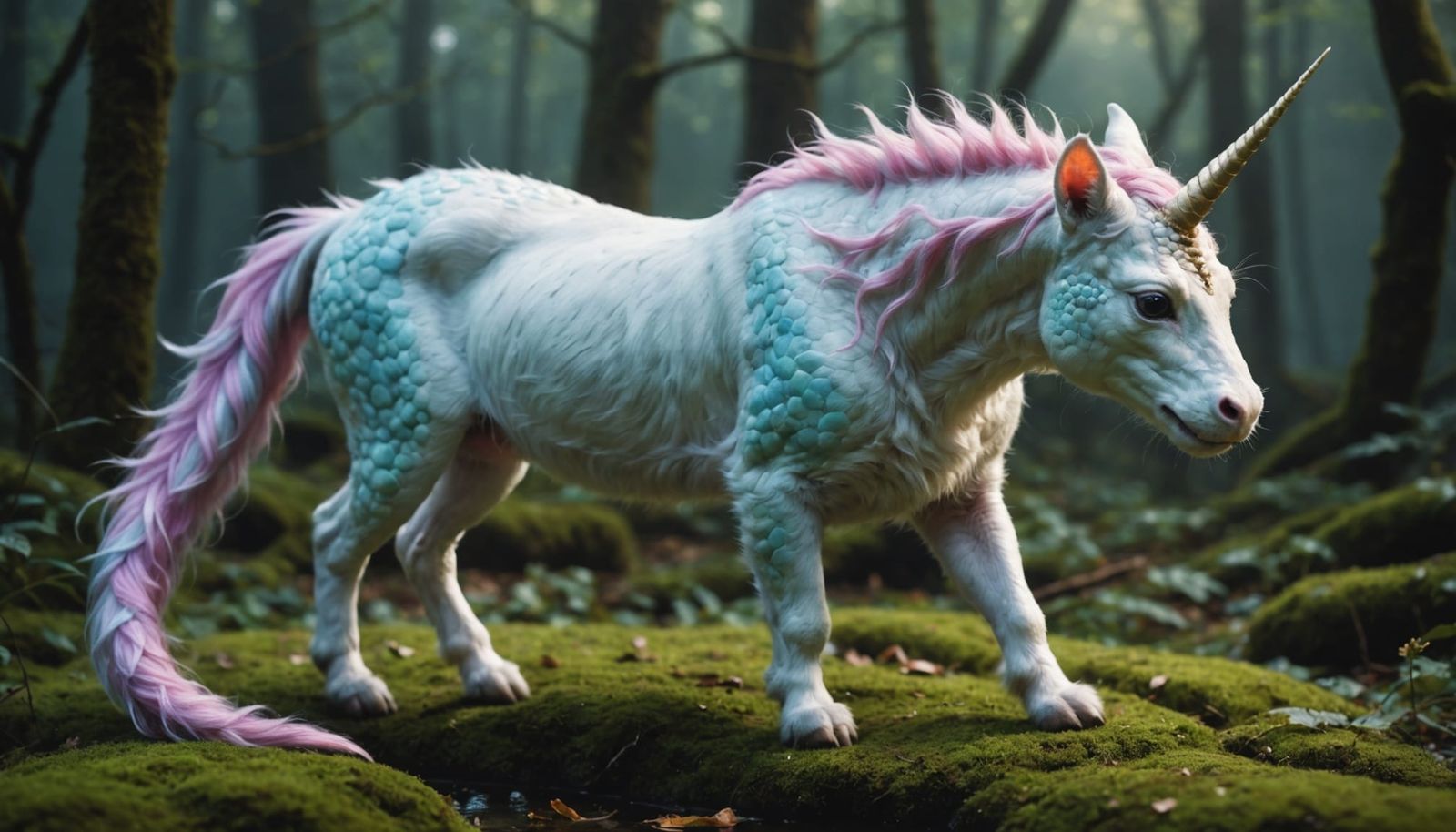 Enchanted Feline Creature Emerges from Mythic Realms