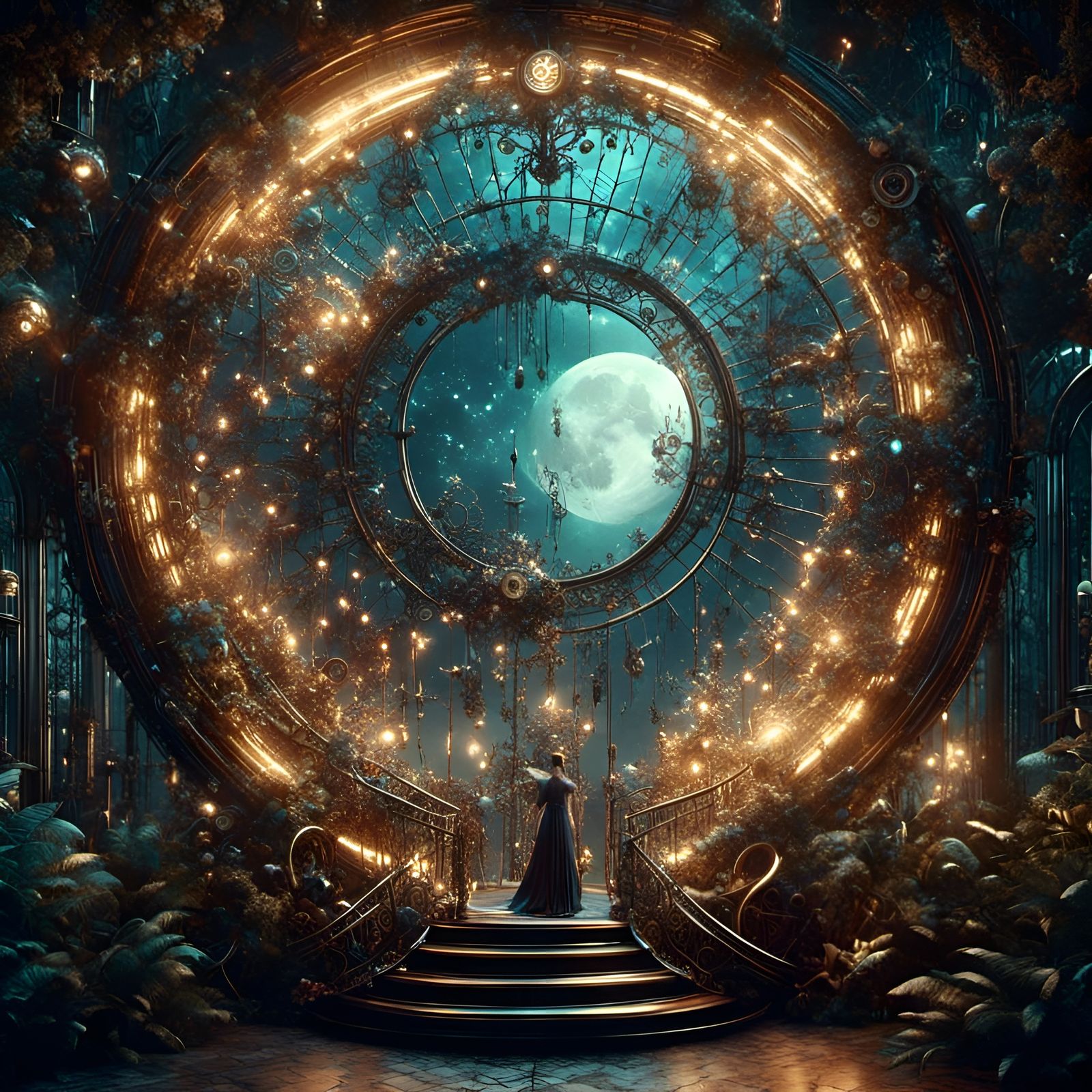 The Steampunk Moon Gate