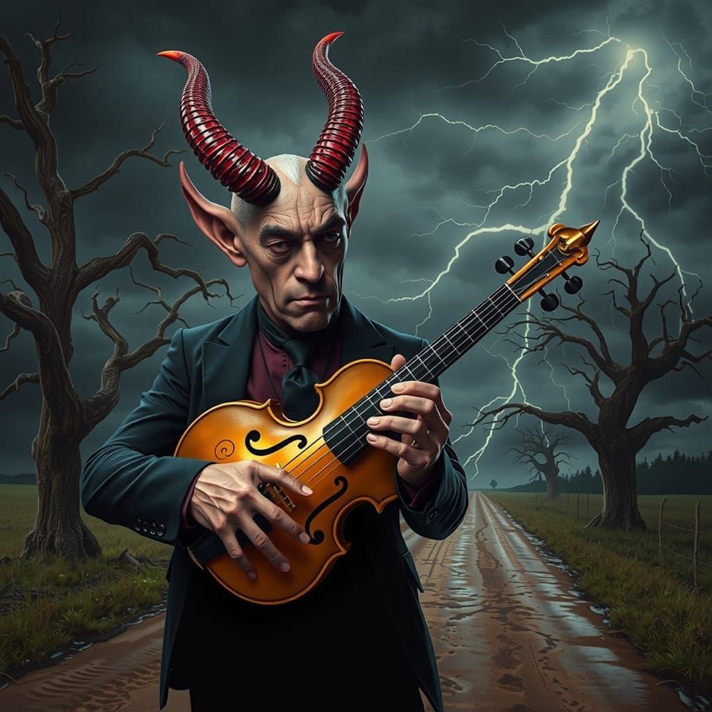 If you win, you’ll get this shiny fiddle made of gold…