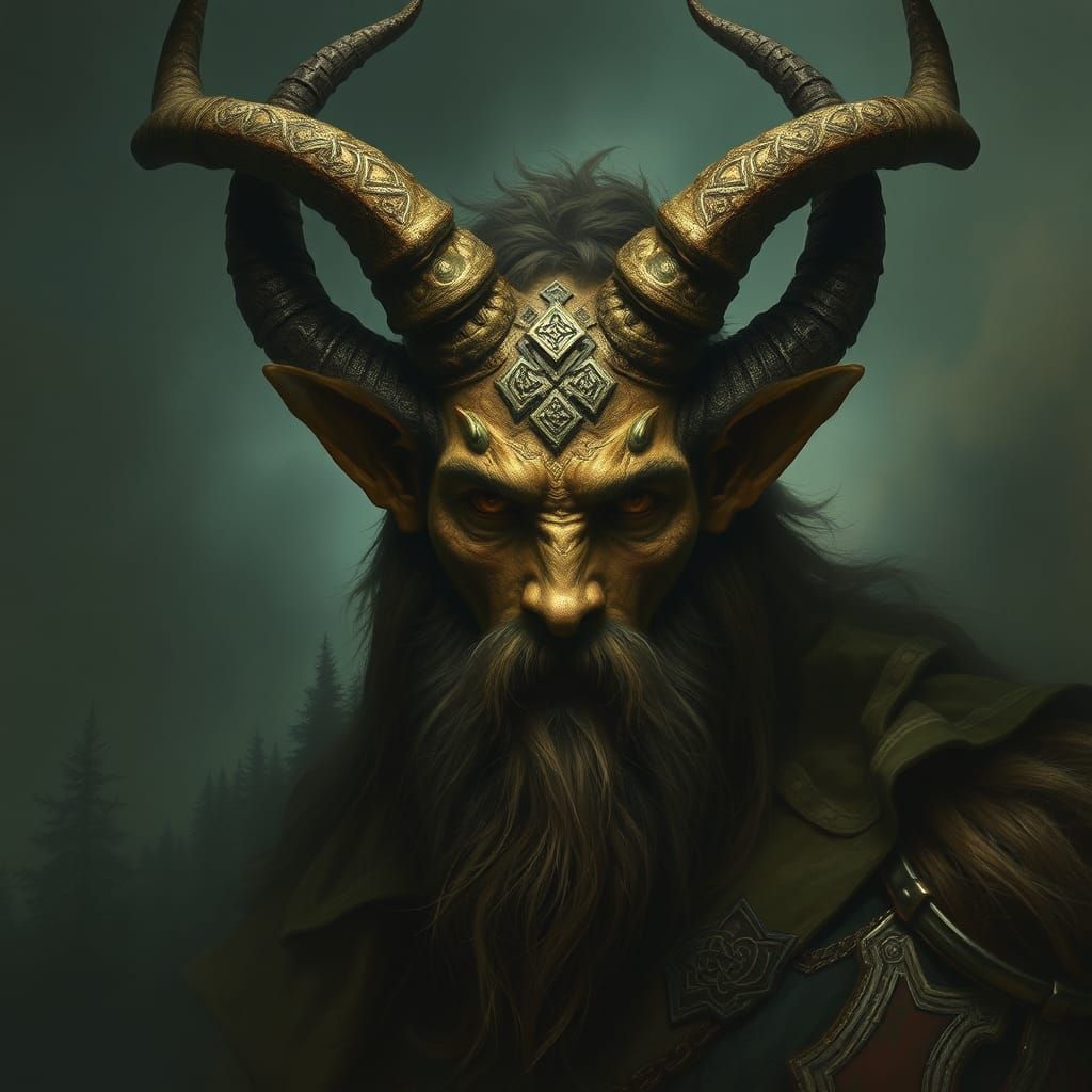Cernunnos Mysterious Celtic horned god, master of beasts and wild places