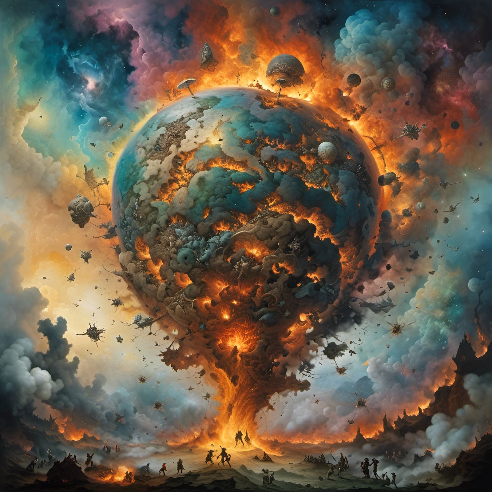 Hyperkraximalism Style: A Symphony of Visual Chaos