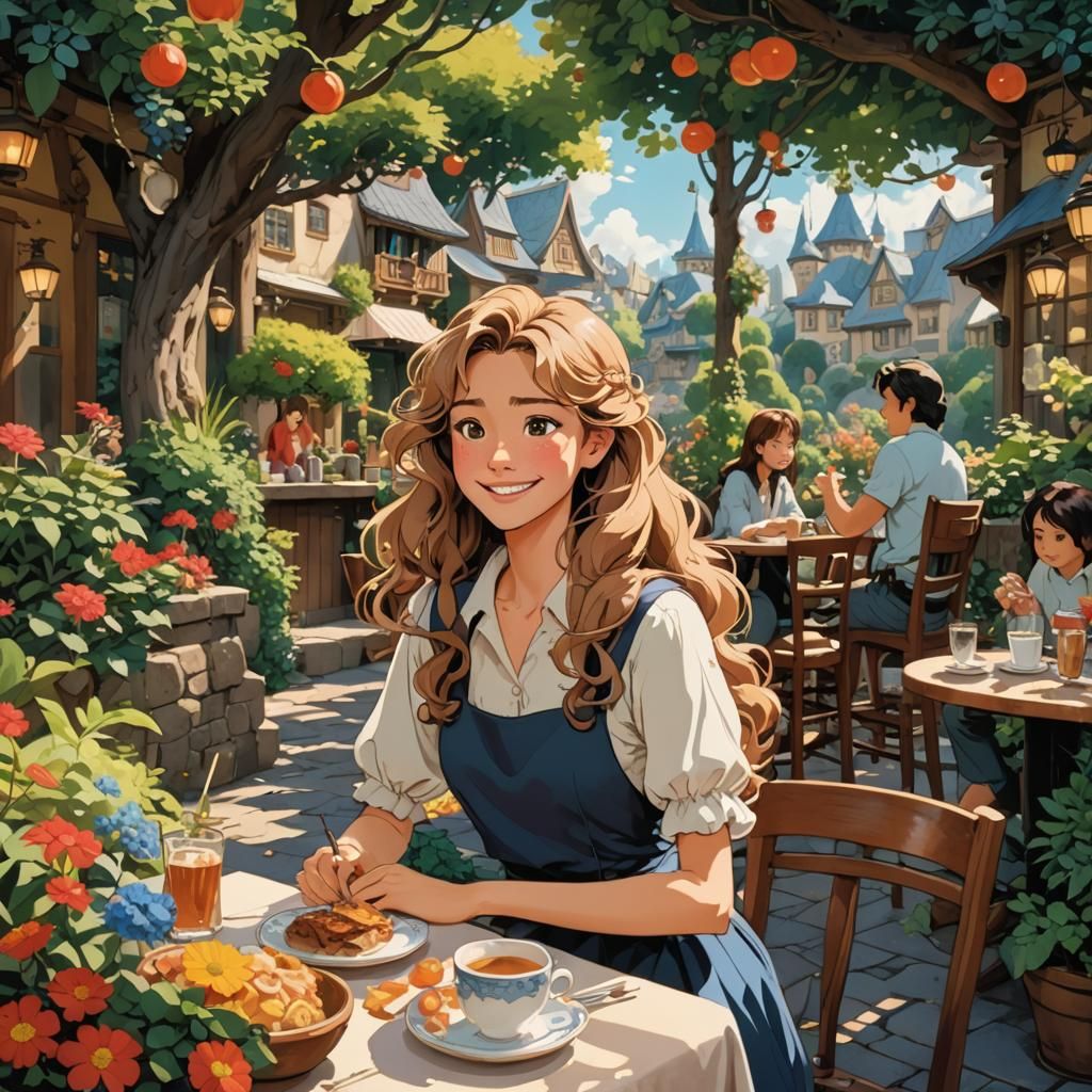 Enjoying the Summer Café 2