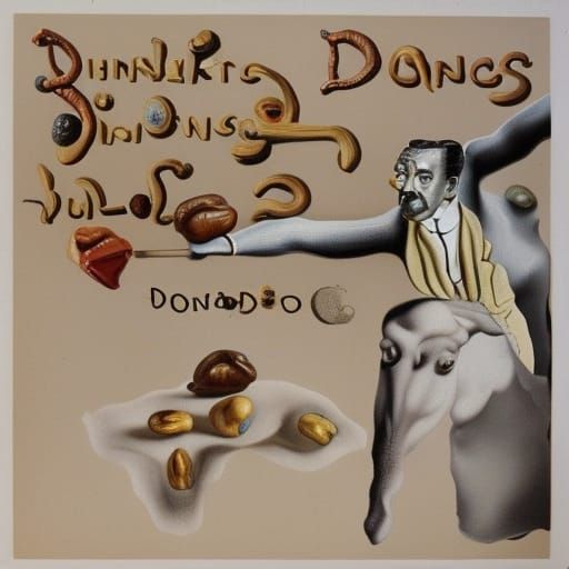 Surreal Donkeys and Dates in Dali Style
