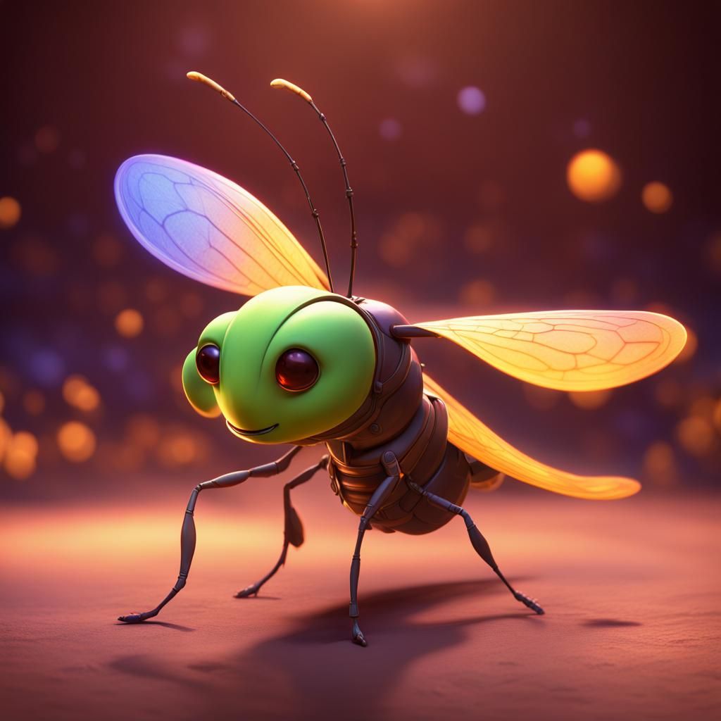 Firefly: 3D Digital Art in Pixar Style