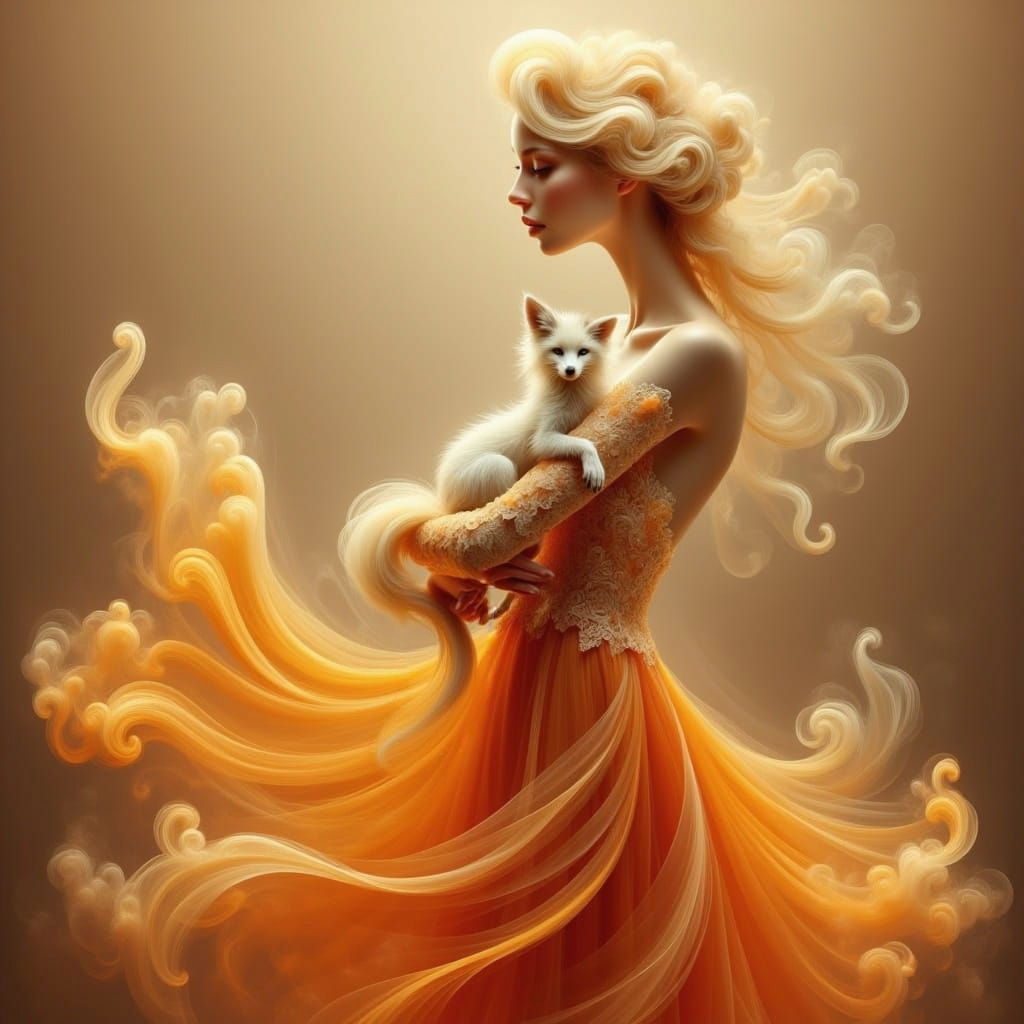 Ethereal Magic in a Whimsical Landscape