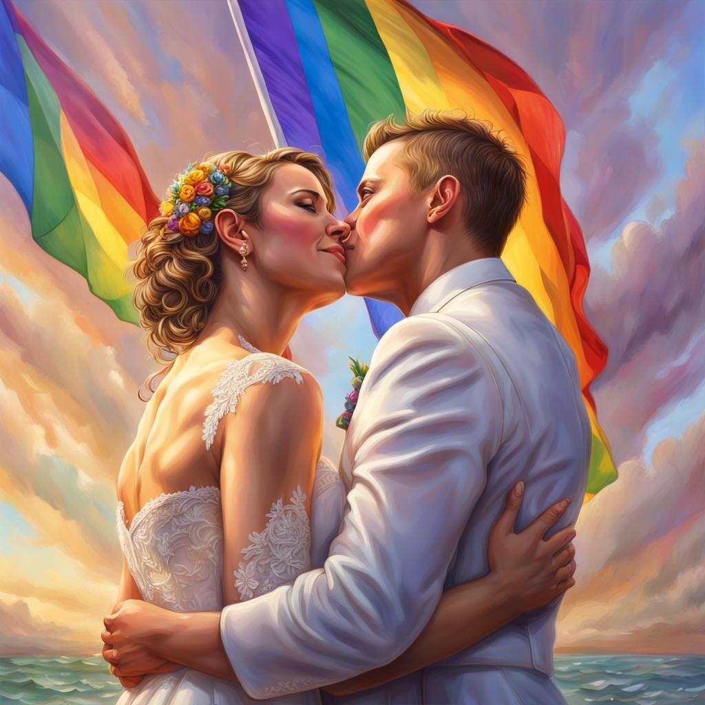 Joyful Celebration of Gay Marriage Equality