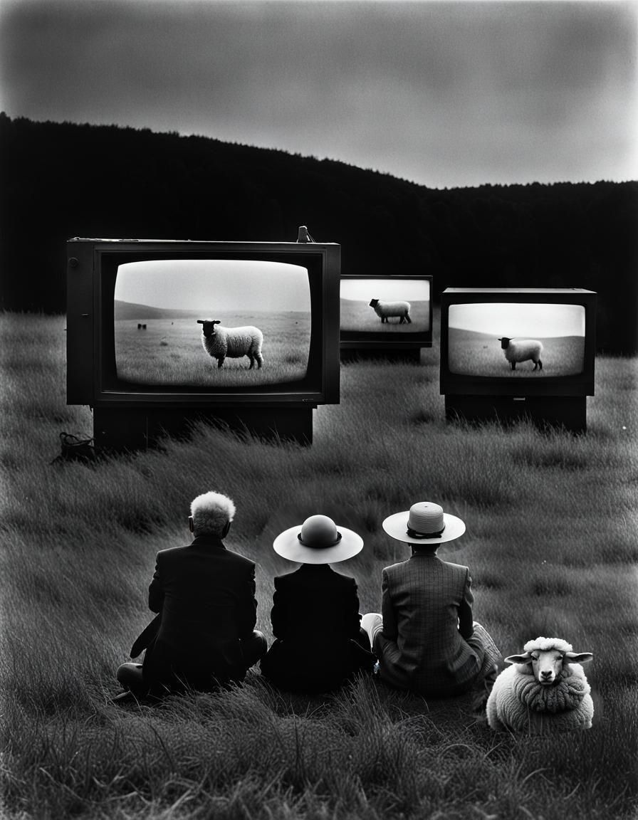 Surreal Solar Eclipse Over Grassy Hill