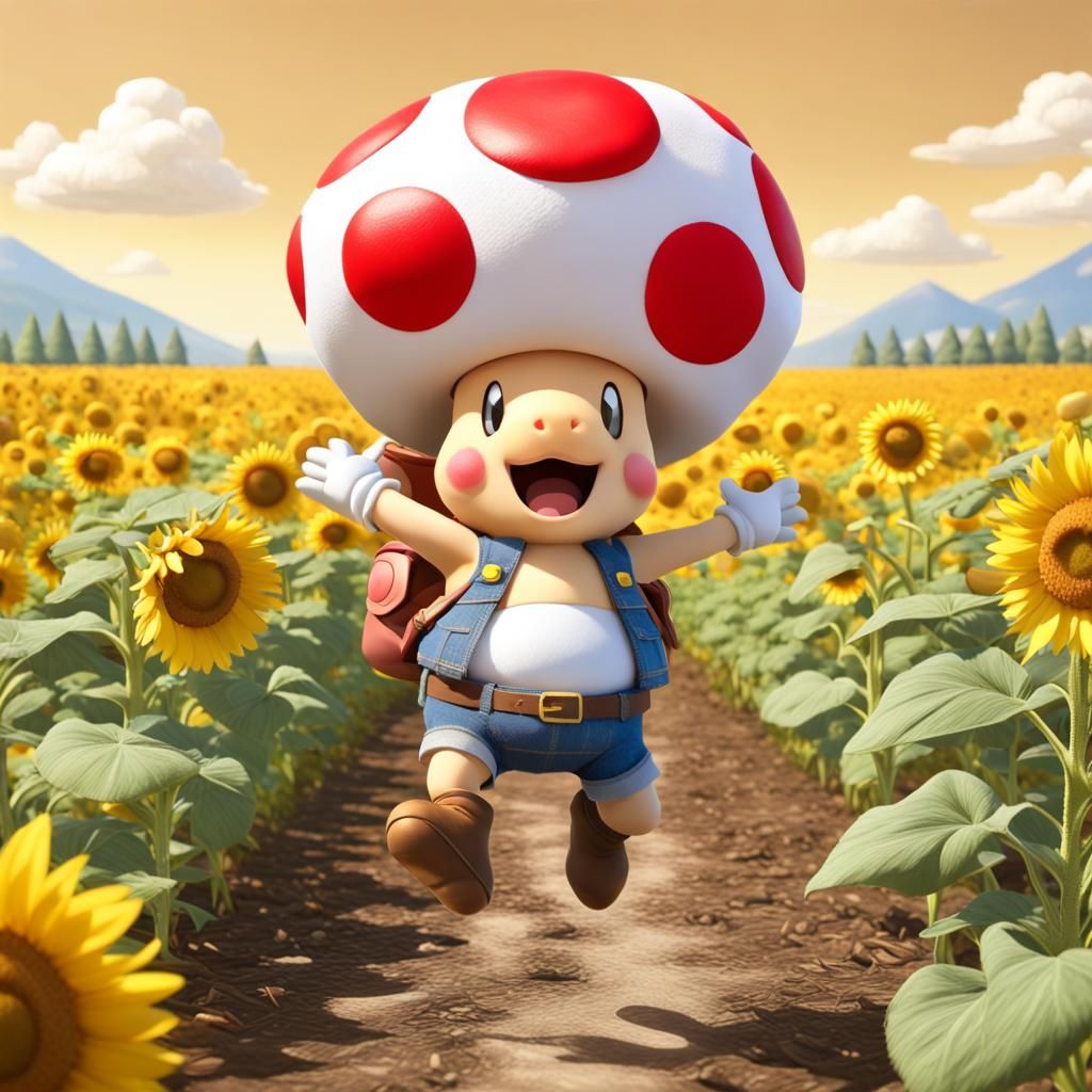 Toad Treasure Tracker's Joyful Sunflower Leap