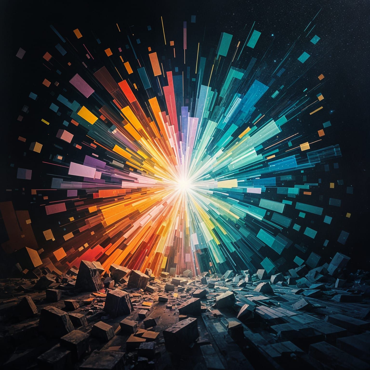 Postmodern Light Burst: Ancient References in Digital Art