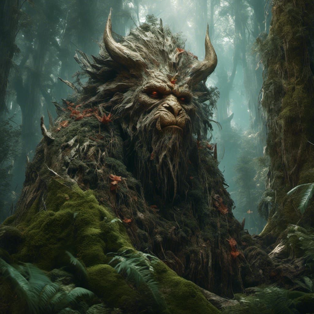 Fearsome Guardian: Humbaba, aka Huwawa, guards the Cedar Forest