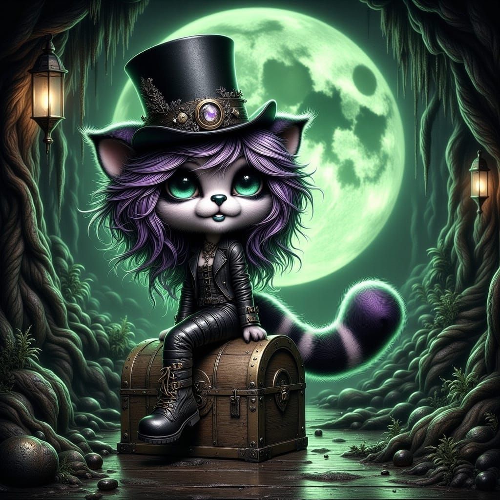 Cheshire Cat Ninja in Rainforest Arena