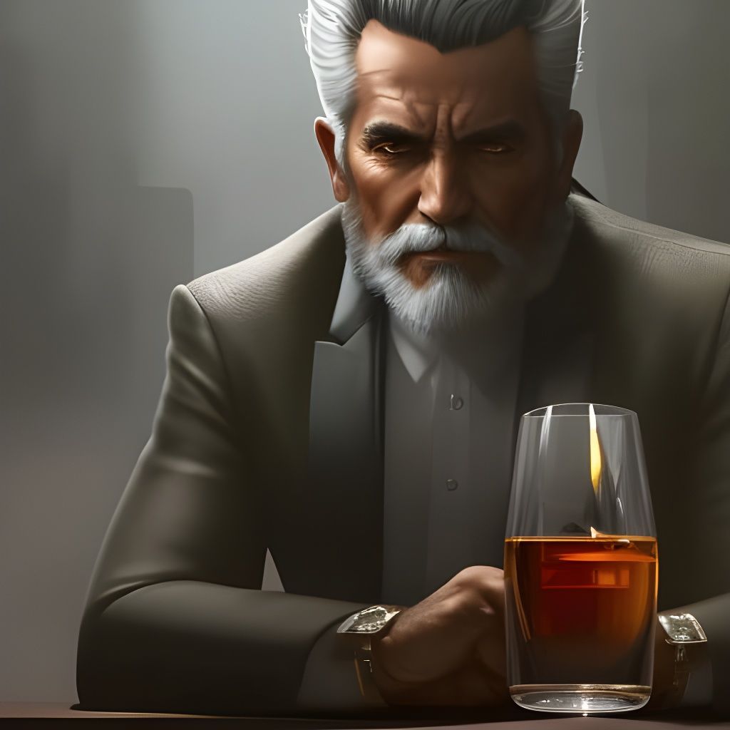 Debonair Gentleman Portrait in a Gentleman's Club