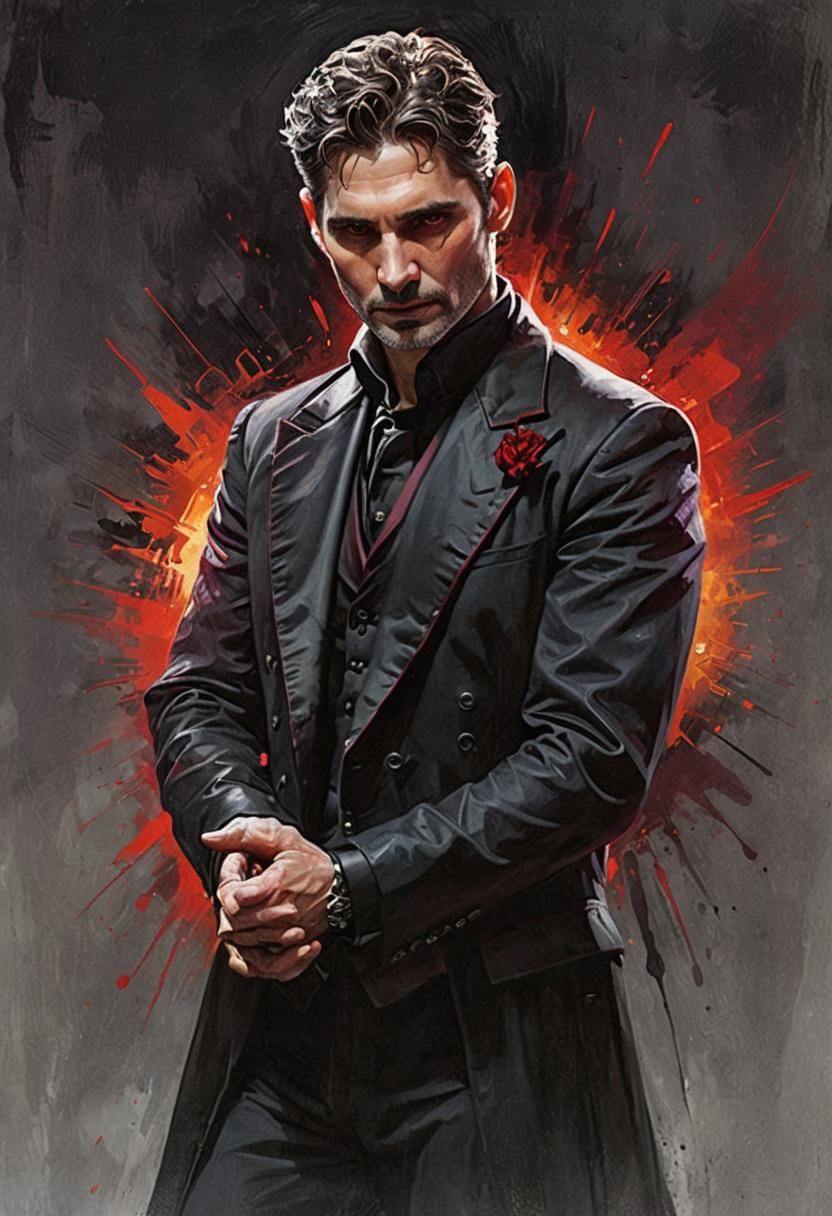 Eric Bana as Vampire in Dark Fantasy Style