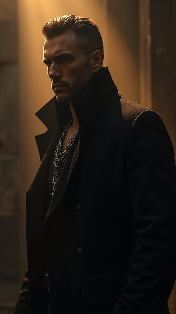 Mysterious Man Emerges From Shadows in Cinematic Masterpiece